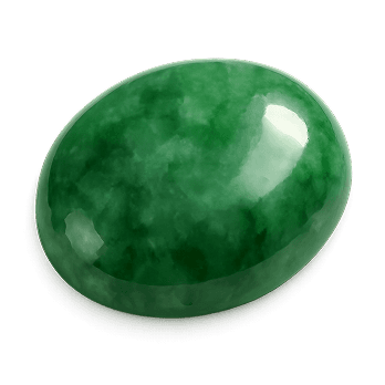 A jade crystal giving you more positive vibes.