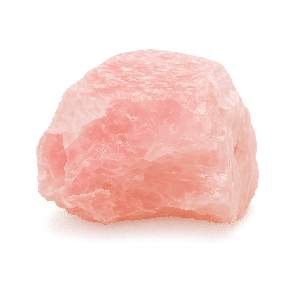 A pink crystal giving you positive vibes.